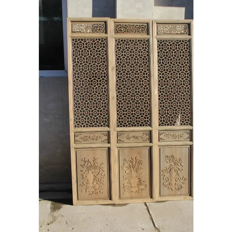 recycle furniture  antique reclaimed  wood accessories decorative screens