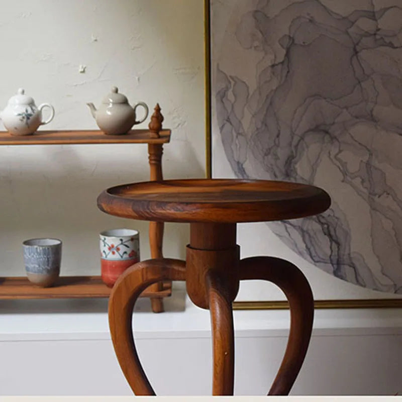 Minimalist Round Wood Coffee Table