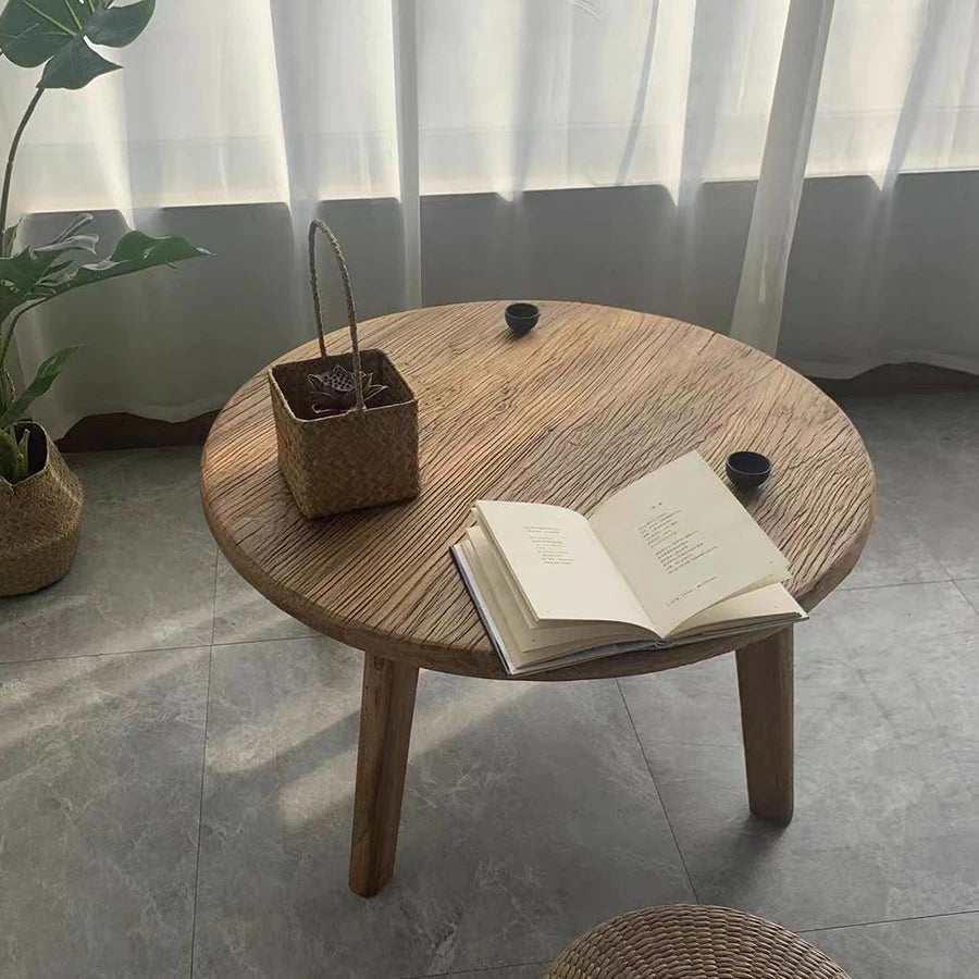 Portable Coffee Tables Room Child Safety Natural Vintage Rustic Italian Design Industrial Side Table Room Tafel High Furniture