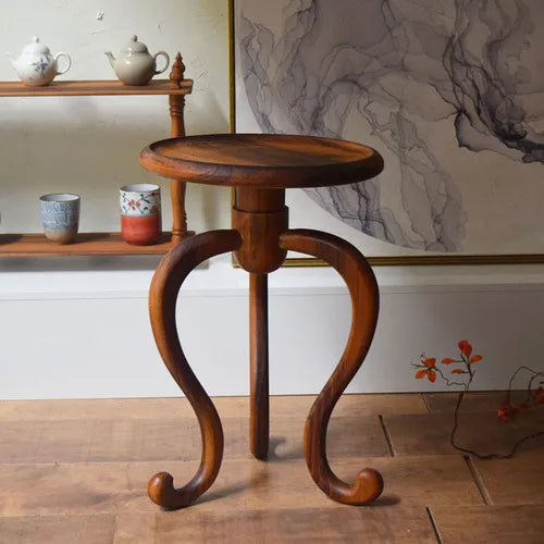 Minimalist Round Wood Coffee Table