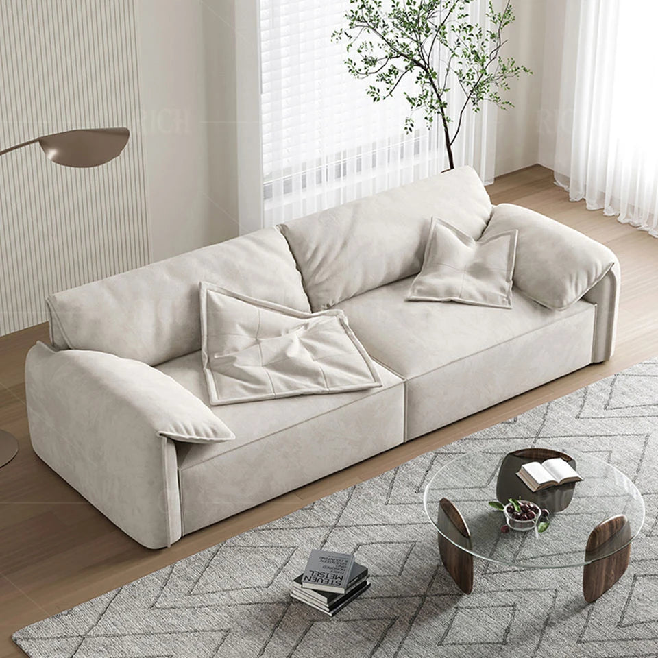 family simple white couch lounge lounge suite sofa settee Italian sofa for living room furniture sofa modern couch r33