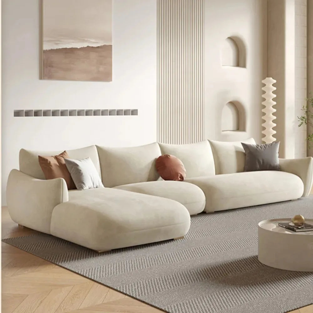 European Cloud Sofa White Lounge Design Modern 3 Seater Sofa Inflavel Puffs Elegantes Muebles Para El Hogar Home Furniture