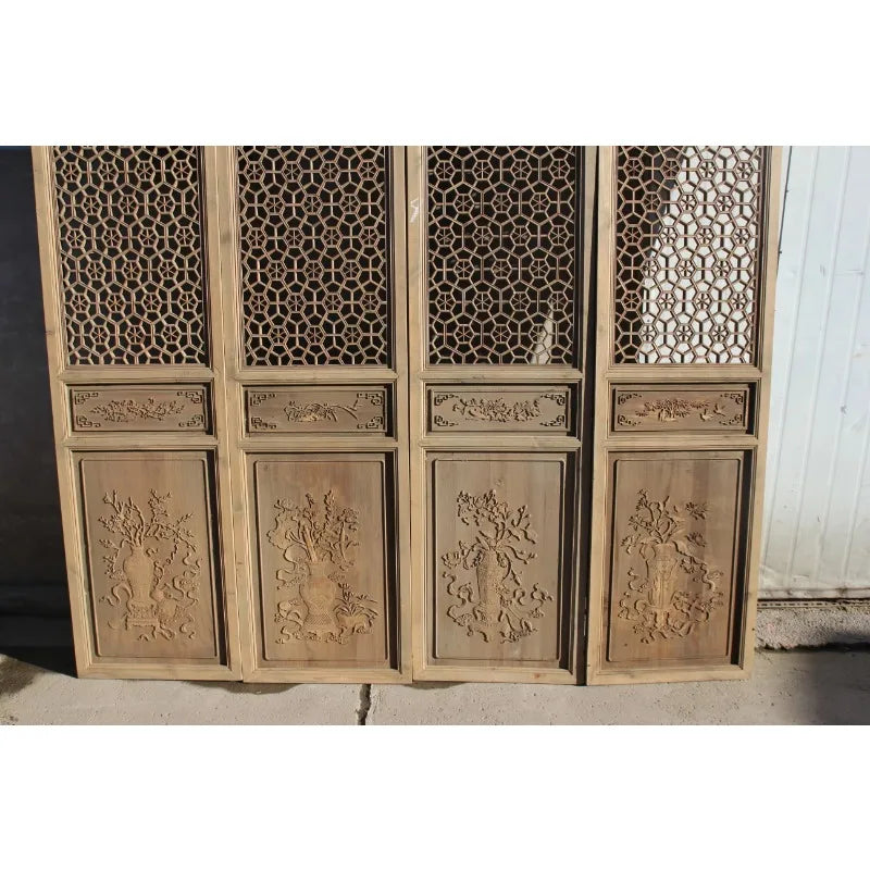 recycle furniture  antique reclaimed  wood accessories decorative screens