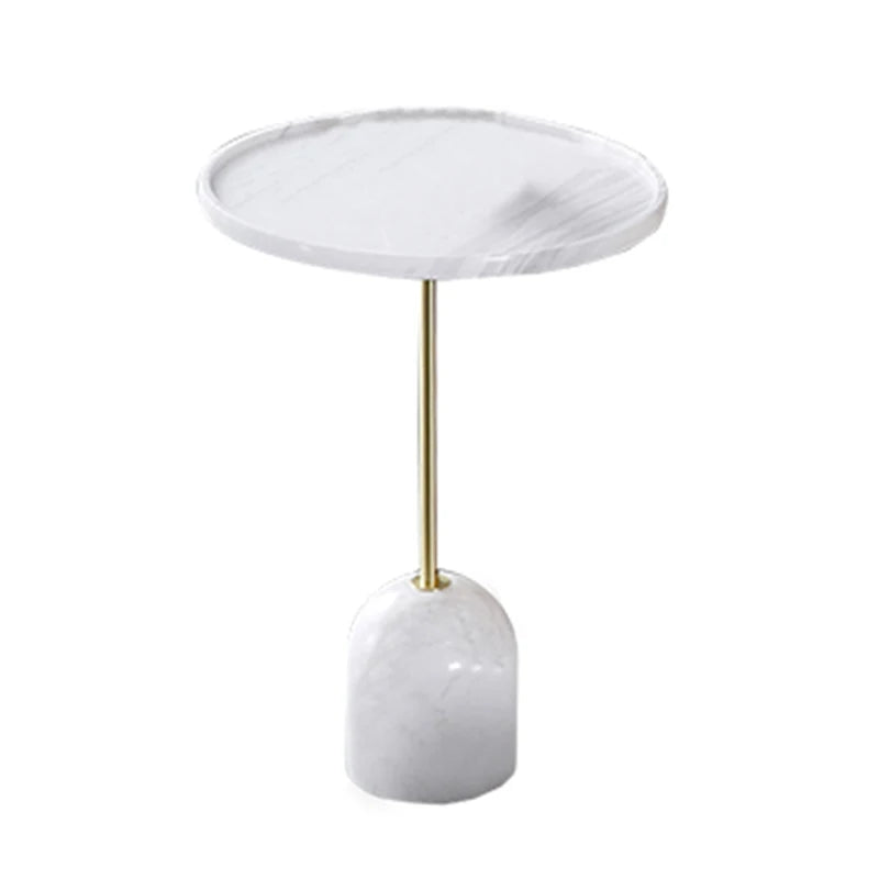 Hot Sale Room Furniture Luxury Round Legs Modern Marble Small Coffee Table Sofa Side Table