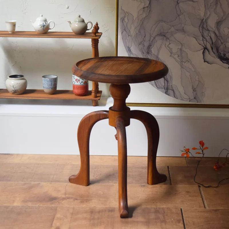 Minimalist Round Wood Coffee Table