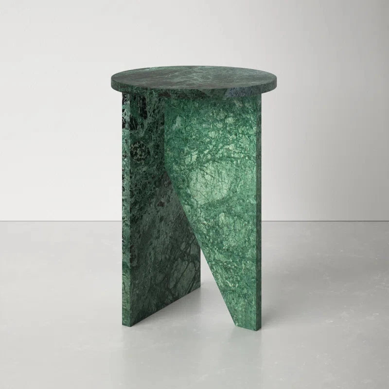 Nordic Light Luxury Natural Marble Side Table