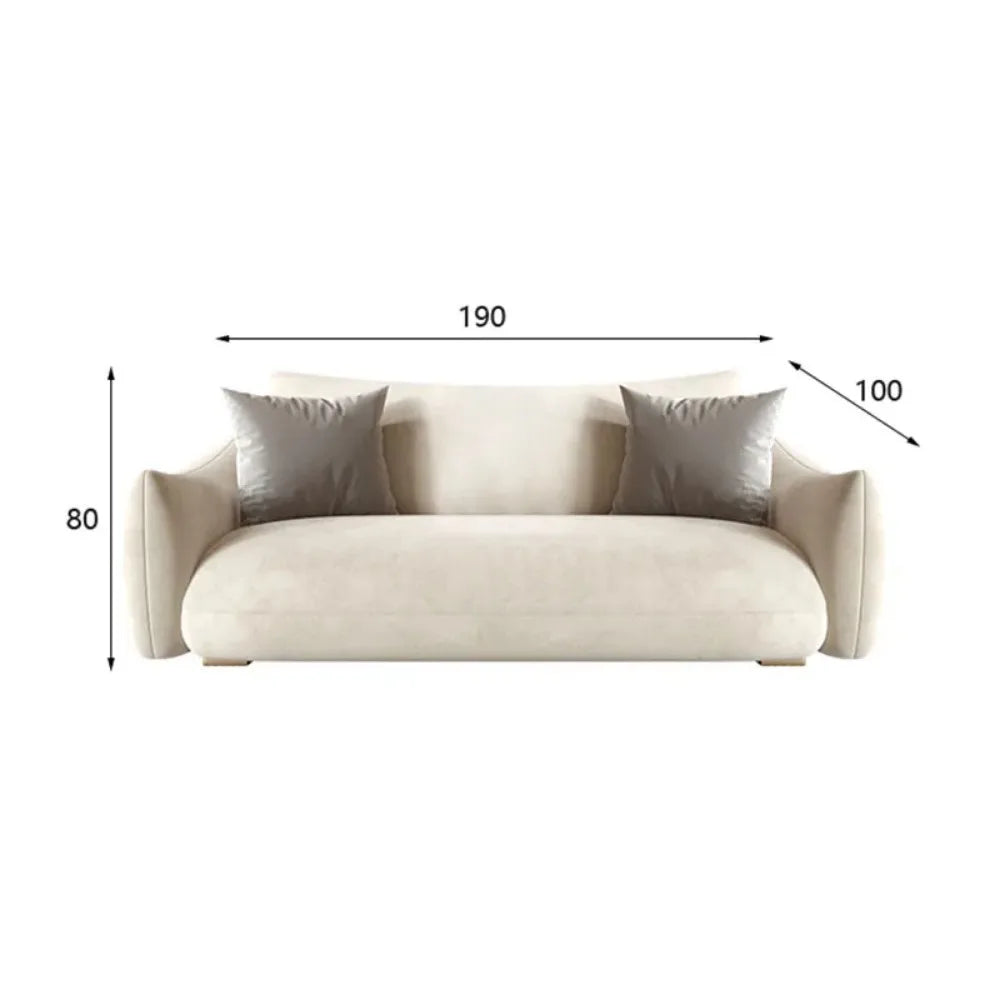 European Cloud Sofa White Lounge Design Modern 3 Seater Sofa Inflavel Puffs Elegantes Muebles Para El Hogar Home Furniture