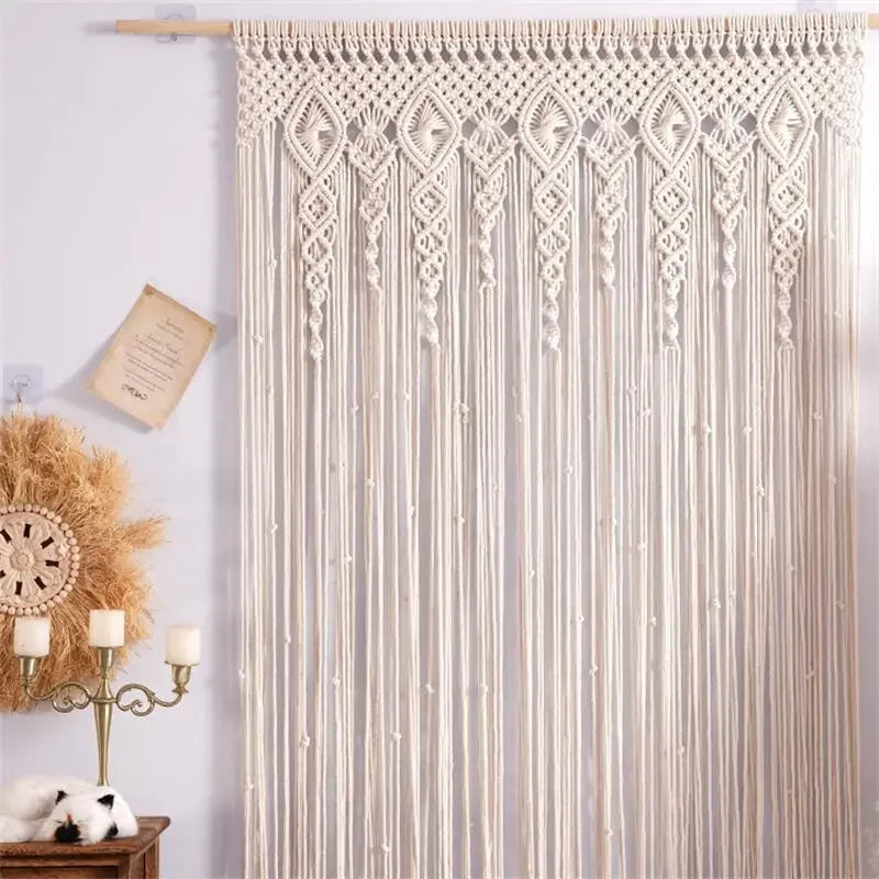 Hand-Woven Macrame Wall Hanging