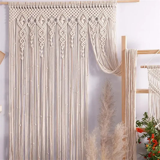 Hand-Woven Macrame Wall Hanging