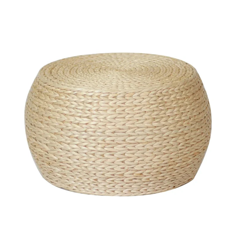 Shoe Changing Foot Stool Rattan Weaving Bedroom Minimalist Nordic Kids Lounge Foot Stool Simple  Portable Furniture