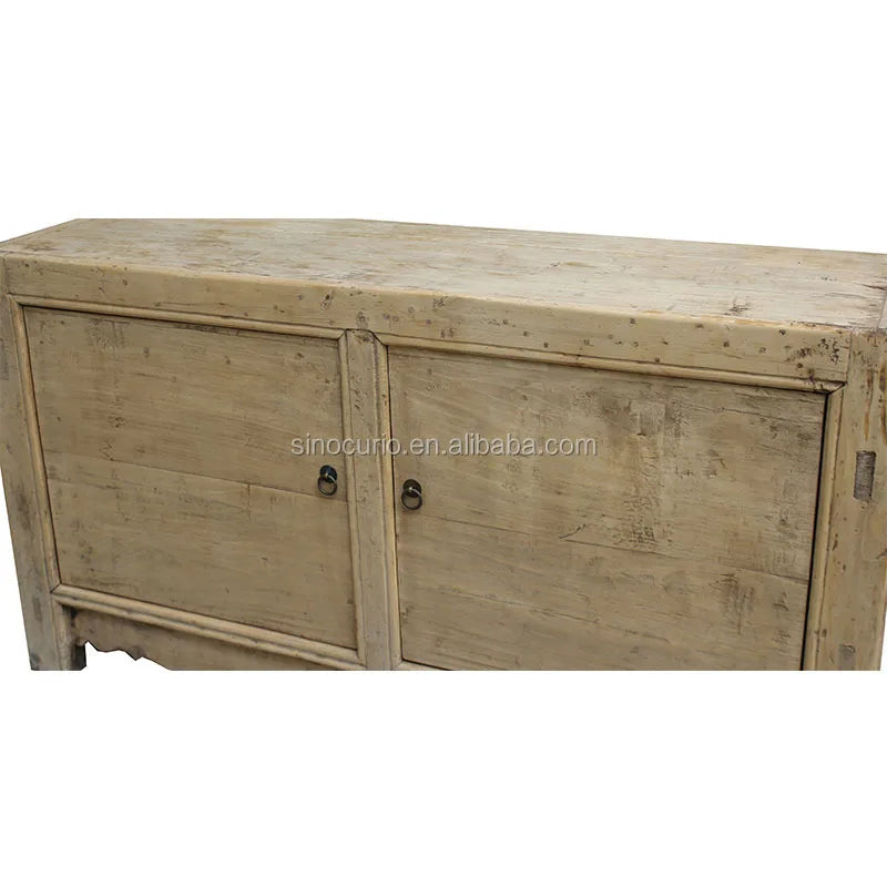 Oriental Chinese Vintage Natural Dresser Antique Reclaimed Wood Handmade Shoe Cupboard Furniture