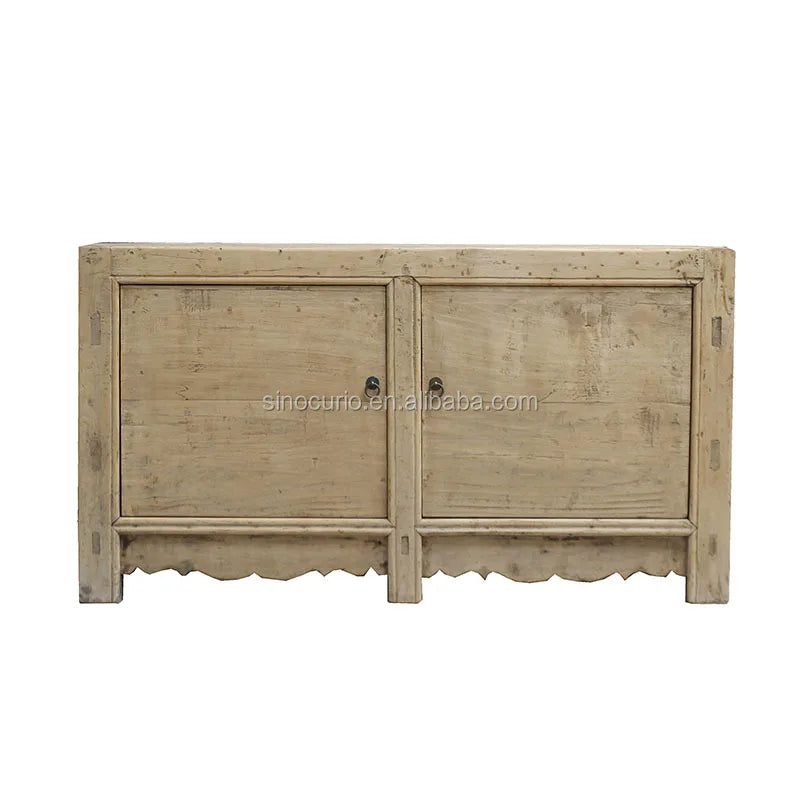 Oriental Chinese Vintage Natural Dresser Antique Reclaimed Wood Handmade Shoe Cupboard Furniture