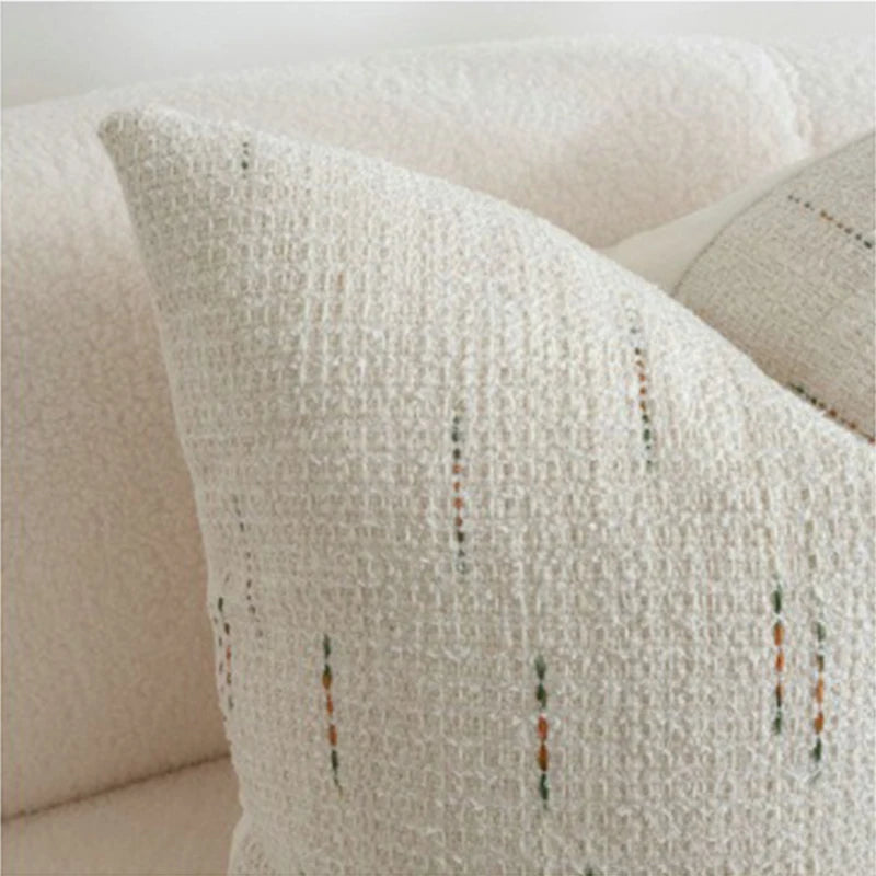 Textured Boucle Accent Solid Pillow Cases Soft Couch Pillow Covers for Home Livingroom Cushion Chair Sofa Bedroom  Decor