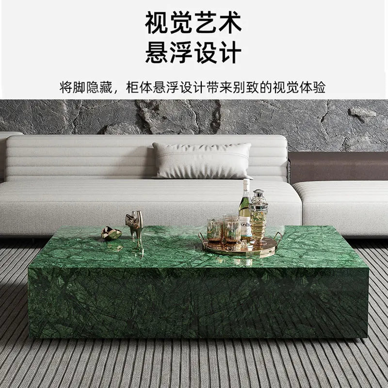 Desk Living Room Coffee Table Modern Rectangular Italian Coffee Table Topper Marble Top Luxury Stolik Kawowy Home Decoration