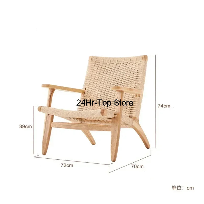 Rattan Living Room Chairs Modern Leisure Balcony Armchair Home Furniture Lazy Single Sofa Chair Dining Chair C