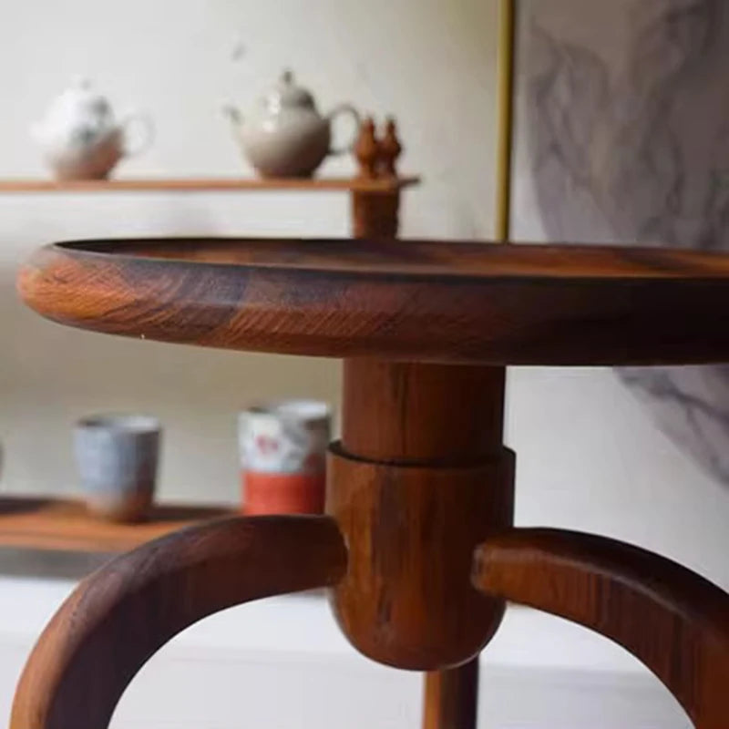 Minimalist Round Wood Coffee Table