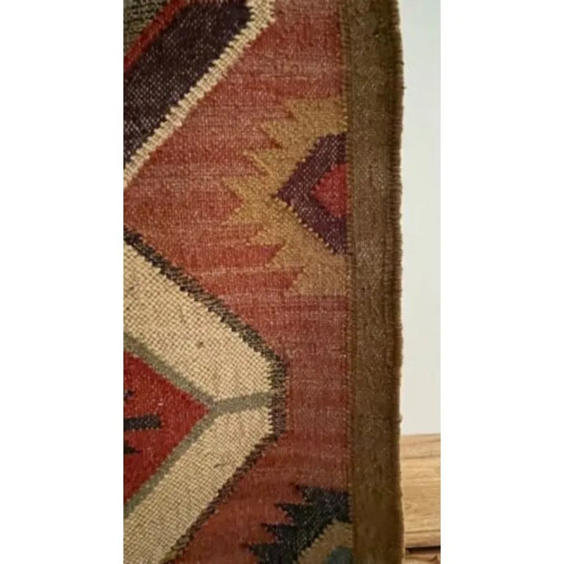 Kilim Wool Jute Rugs Runner Bohemian Custom Vintage Carpet Oriental Dhurrie Rug